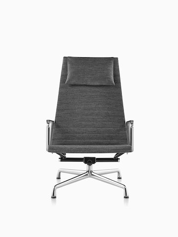 Gray Eames Aluminum Group Chair.