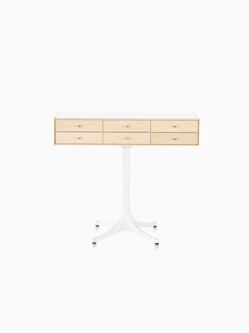 An elevated six-drawer Nelson Miniature Chest.