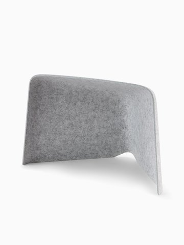 Grey OE1 Personal Hoodie, viewed from a front angle.