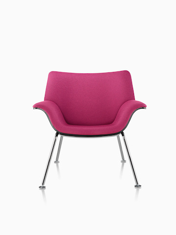 Magenta Swoop lounge chair.