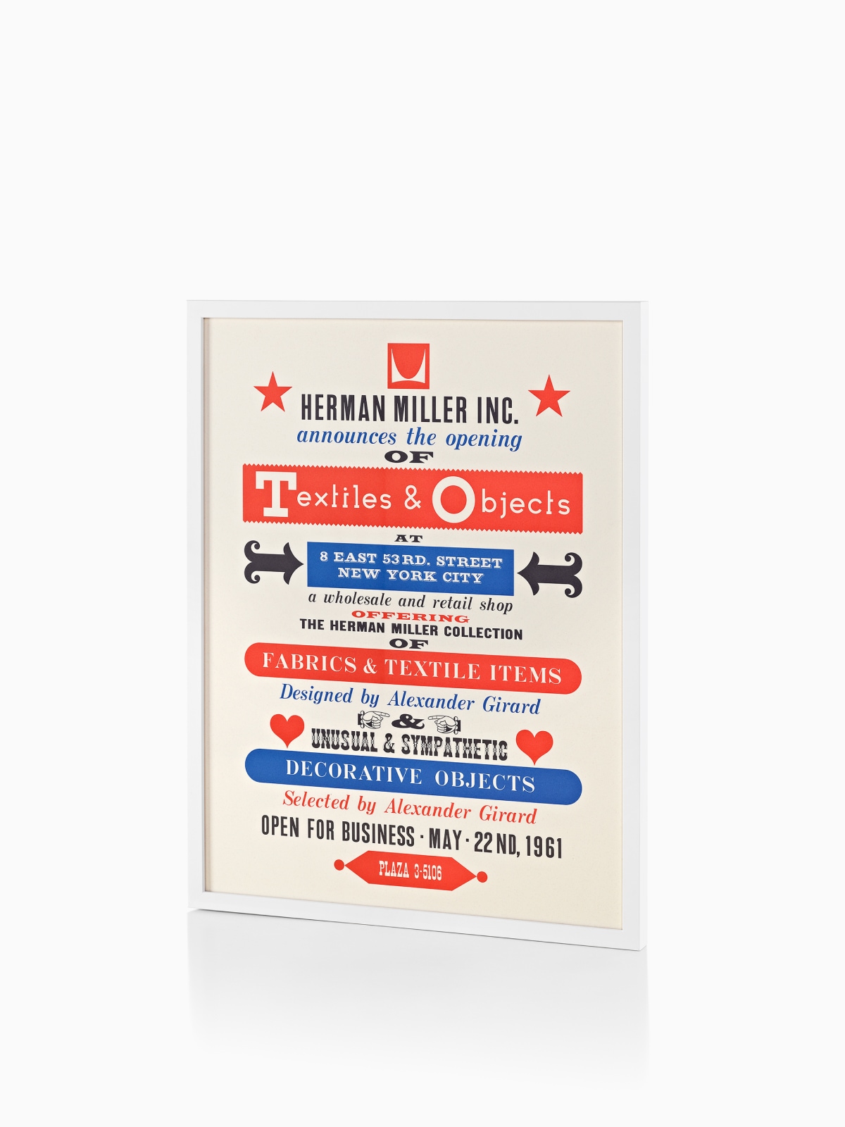 Textiles & Objects Poster