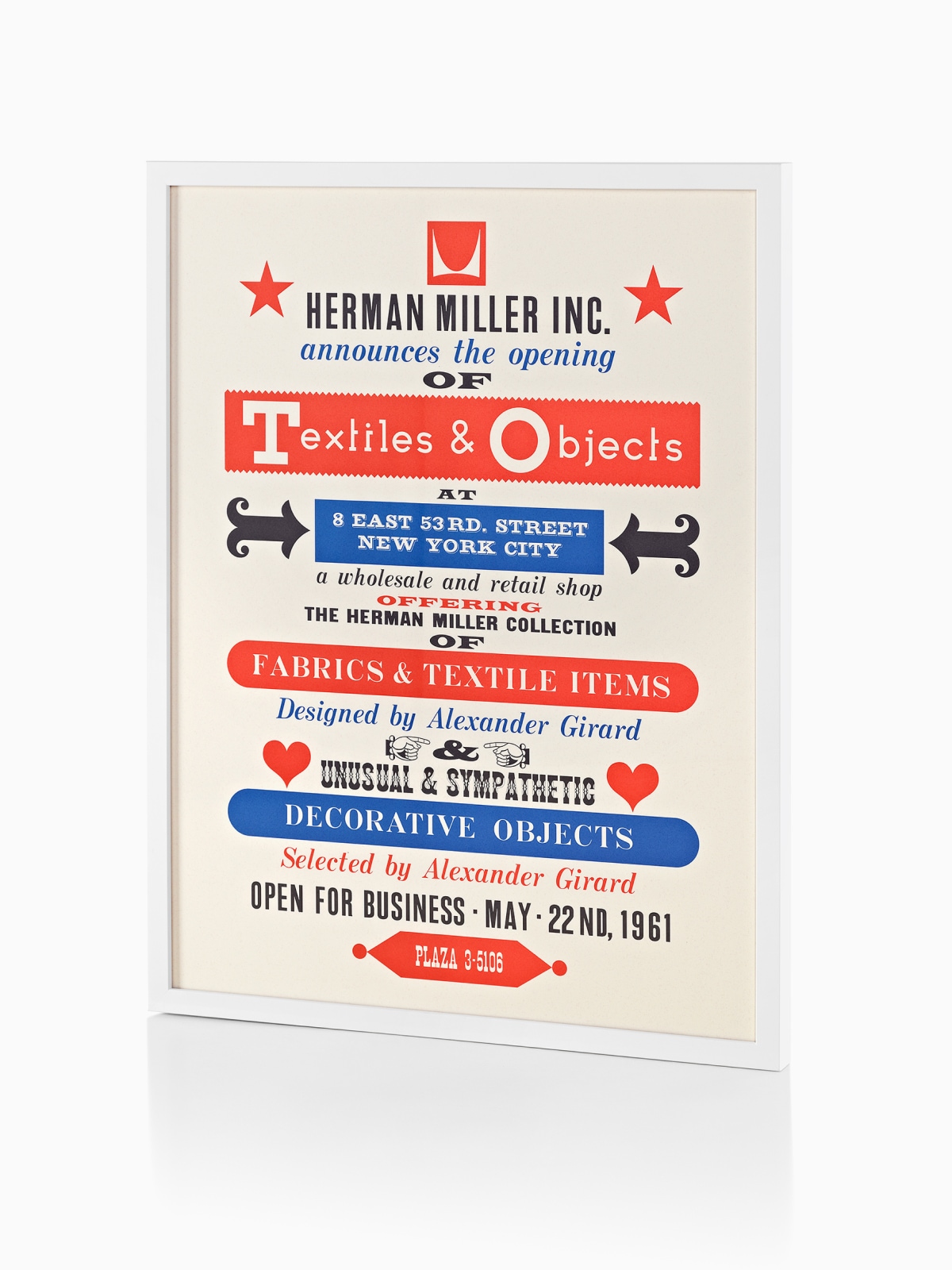 Textiles & Objects Poster