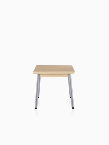 A Valor side table with a square top.